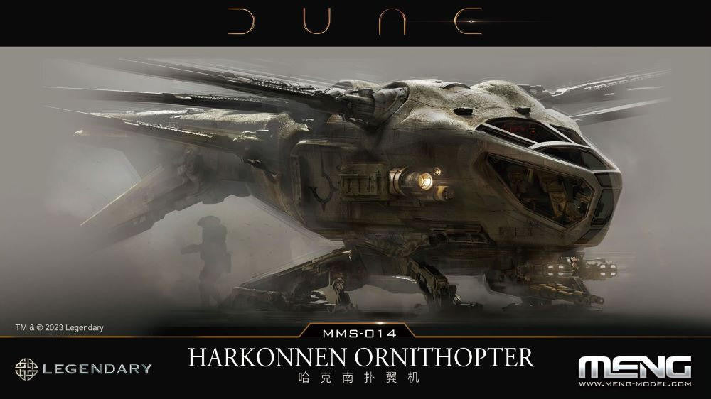 Meng Dune Harkonnen Ornithopter 3.5" Long MMS014